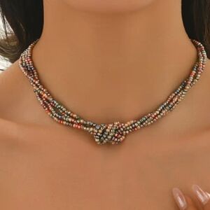 Multicolor Beaded Necklace